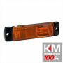 Lampa gabarit auto 12V/ 24V cu LED dreptunghiulara , Portocaliu, 130x32x14.5mm, 1 buc.