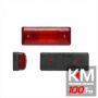 Lampa gabarit auto 12V/ 24V dreptunghiulara , culoare sticla Rosu, 96x36x28mm, 1 buc.