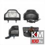 Lampa auto  pentru numar 12/24V partea Dreapta/ Stanga cu leduri carcasa neagra la bucata