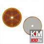 Catadioptru reflectorizant rotund orange universal partea dreapta/stanga fixare cu surub , d 59mm , 1 buc.