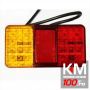 Lampa auto  pentru remorca cu 40 leduri cu 3 functii , stg./dr. , 12V , 150 x 80 x 26 mm , 1 buc.