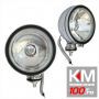 Proiector auto 12V bec H3 , carcasa metalica cromata dimensiuni 160mm , 1 buc.