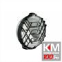 Proiector auto Wesem 12V bec H3 , 183x97mm rotund sticla alba carcasa cromata, cu lumina de drum , 1 buc.