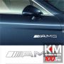 Stickere laterale CHROME - AMG (set 2 buc.)