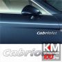 Stickere laterale CHROME - CABRIOLET (set 2 buc.)