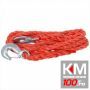 Chinga remorcare sufa ancorare si/sau ridicare chinga tractare maxim 2500-3500 kg , lungime 4m,prindere carlige ,culoare rosu