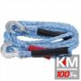 Chinga remorcare sufa ancorare si/sau ridicare chinga tractare 1450-2500kg tone, lungime 5m, prindere cu carlige culoare albastru