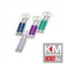 Set 2 buc. breloc metalic tip lanterna cu LED si baterii incluse