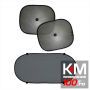 Set parasolar auto, 3 piese, fixare cu ventuze