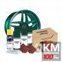 Kit reparatie jante, culoare VERDE INCHIS (V4) - Cod RAL: 6009