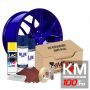 Kit reparatie jante, culoare ALBASTRU (V2) - Cod RAL: 5010