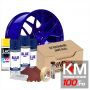 Kit reparatie jante, culoare ALBASTRU (V3) - Cod RAL: 5010