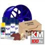 Kit reparatie jante, culoare ALBASTRU (V4) - Cod RAL: 5010