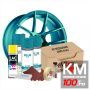 Kit reparatie jante, culoare ALBASTRU DESCHIS (V3) - Cod RAL: 5021