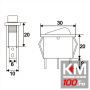 Interupator basculant 1 circuit 10A-250V OFF-ON lumini de rosie