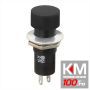 Buton 1 circuit 1A-250V ON-(OFF), negru