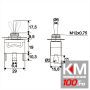 Intrerupatoare cu brat de moment 1 circuit 10A-250V (ON)-OFF-(ON)