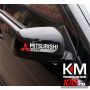 Sticker oglinda MITSUBISHI (set 2 buc.)