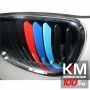 Sticker auto pentru grila aer model BMW ///M Power (3 buc - 35cm x 7cm)