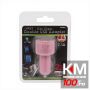 Adaptor de incarcare de la bricheta auto cu 2 porturi USB - Pink