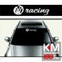 Sticker parasolar auto RACING (126 x 16cm)