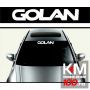 Sticker parasolar auto GOLAN (126 x 16cm)