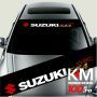 Sticker parasolar auto SUZUKI (126 x 16cm)