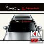 Sticker parasolar auto MITSUBISHI (126 x 16cm)