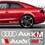 Sticker ornament auto lateral AUDI (set 2 buc.)