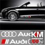 Sticker ornament auto lateral AUDI (set 2 buc.)