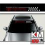Sticker parasolar auto TOYOTA FLAG (126 x 16cm)