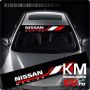 Sticker parasolar auto NISSAN (126 x 16cm)