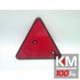 Catadioptru reflectorizant triunghi cu 4 triunghiuri rosii, fixare cu surub, inaltime 150 mm , 1 buc.